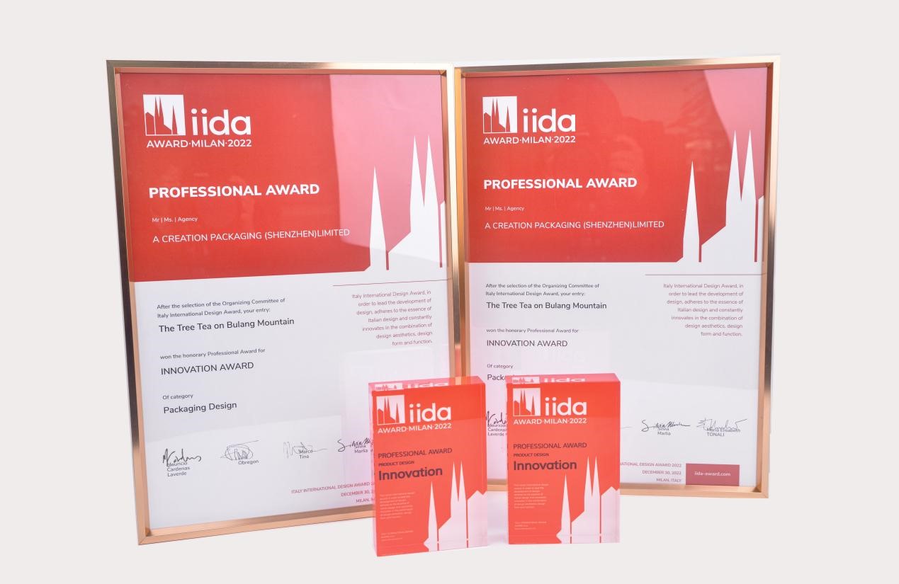 独创丨荣获2022年意大利IIDA AWARD国际设计奖